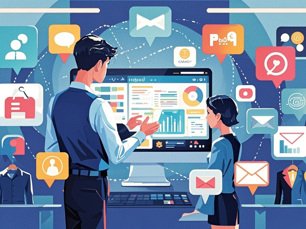 全渠道营销示意图