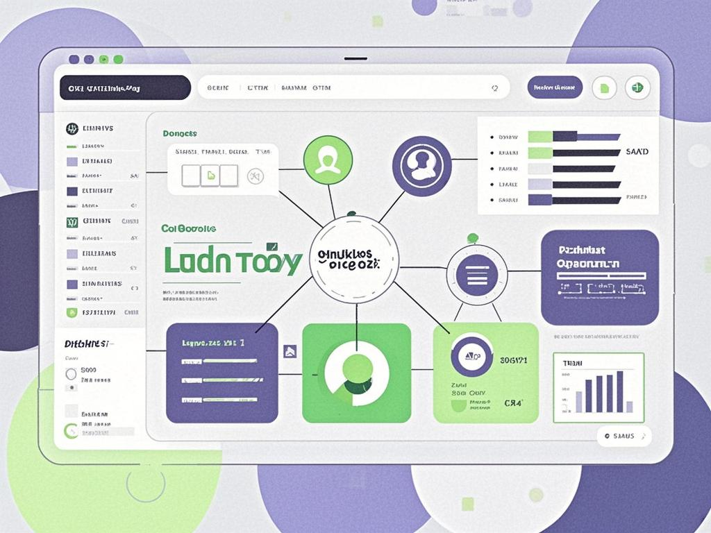 智能营销协同CRM示意图