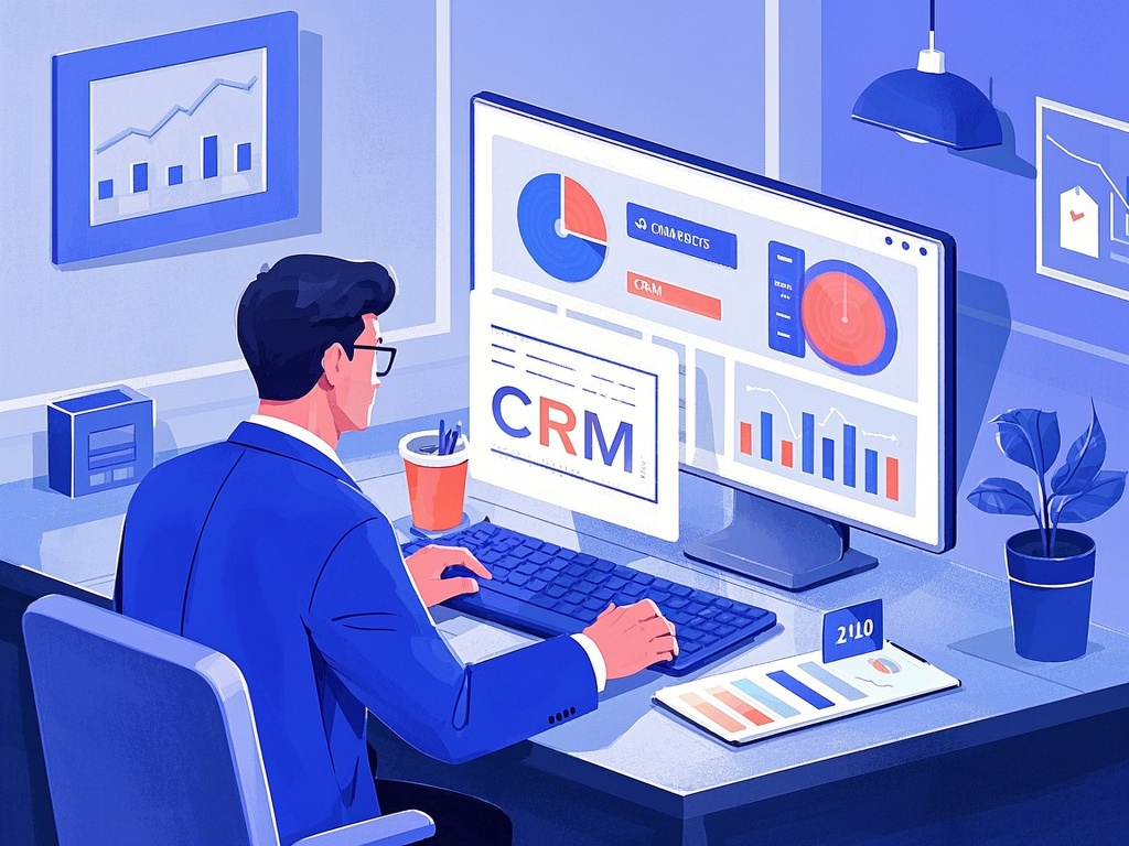 营销CRM软件示意图